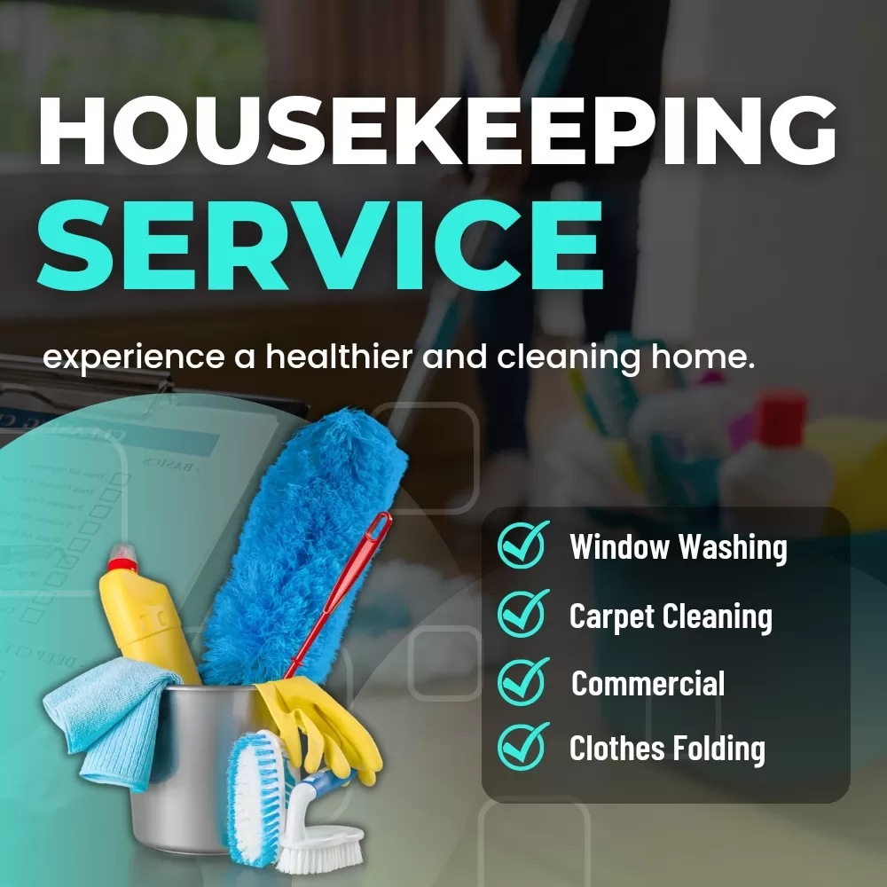 housekeeping service and home cleaning service